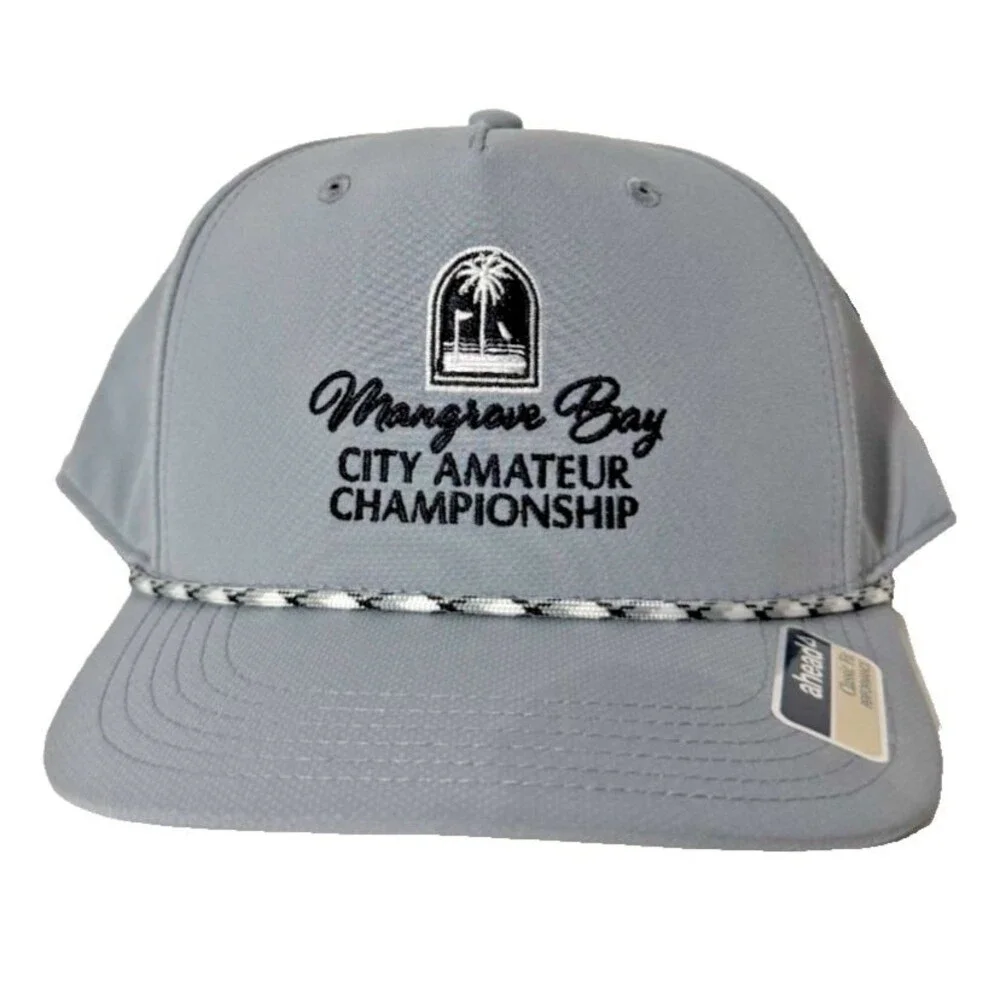 Ahead Golf Snapback Hat Mangrove Bay City Amateur Championship Cap NWT